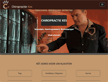 Tablet Screenshot of chiropractiekes.nl